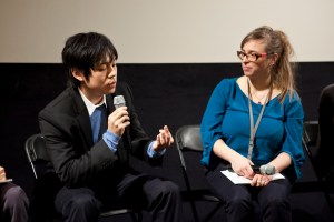 director Hirofumi Nakamoto with Maike Mia Höhne